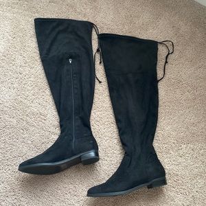 BRAND NEW comfortview thigh high wide calf boots with pointed toe Size 11W